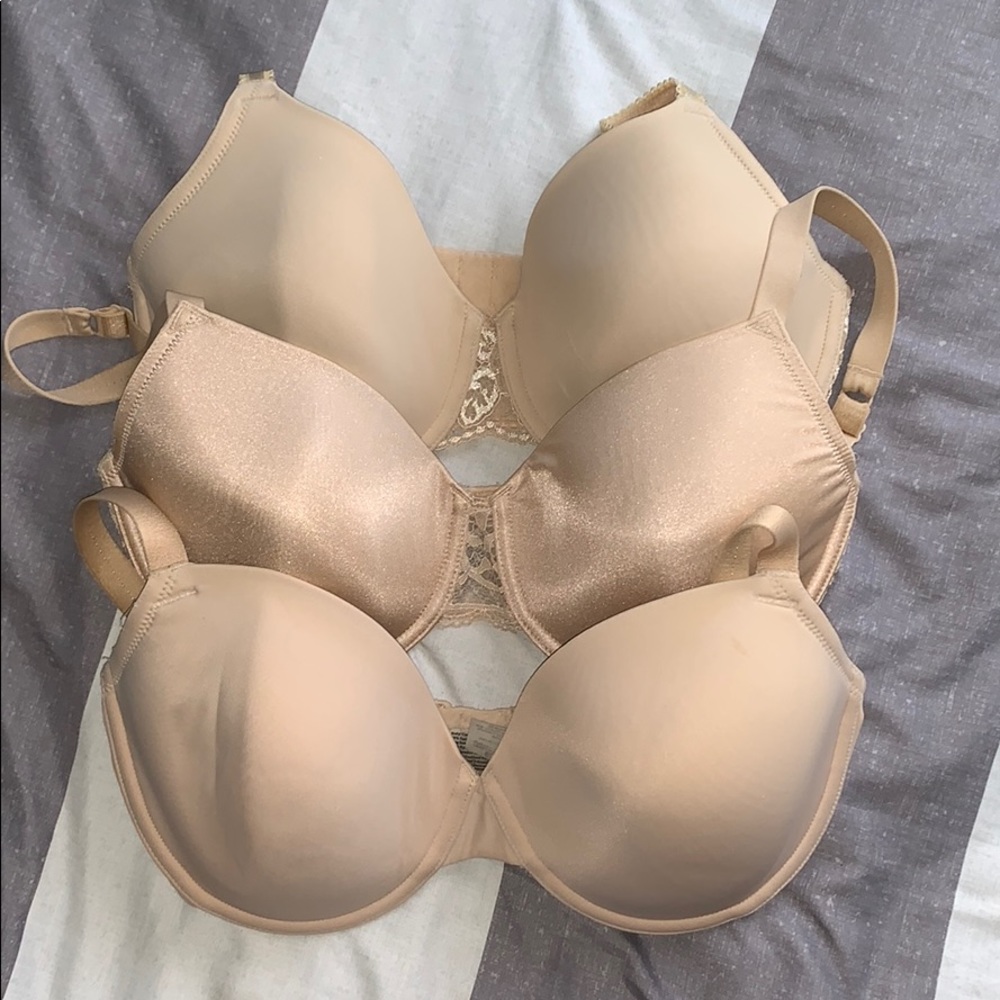3 wacoal bras size 32 DDD